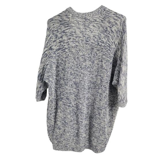 Gap 3/4 Sleeve Gray Knit Open Front Cardigan Sweater Womens Size Small S - Picture 2 of 4